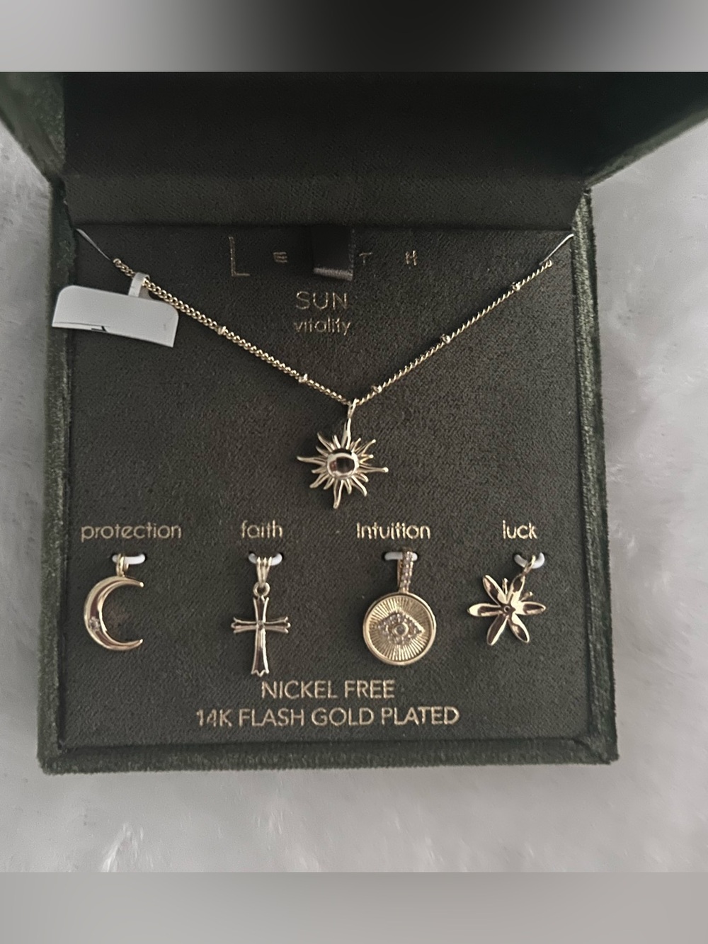 Leith Celestial Interchangeable Charm Necklace NWT